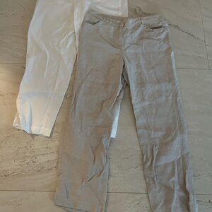 Two Chicos linen pants.